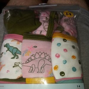 Cat&Jack 8 Pair Girls Cotton Briefs Size 14